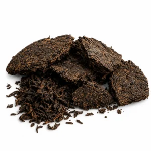 Shu Puer Rest 25 — чай на білому фоні